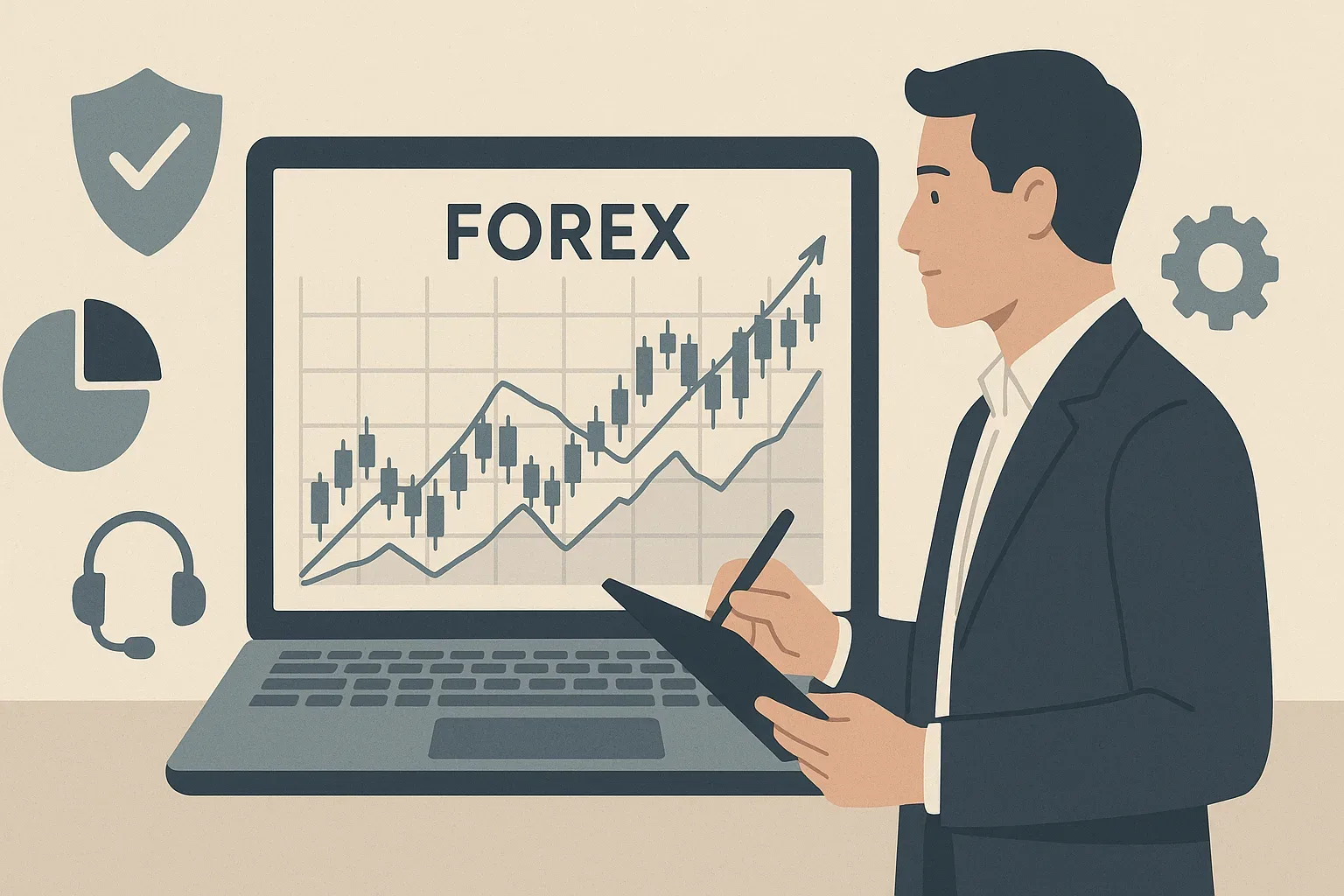 Illustration published with the archived record: Forex Trading Brokers
