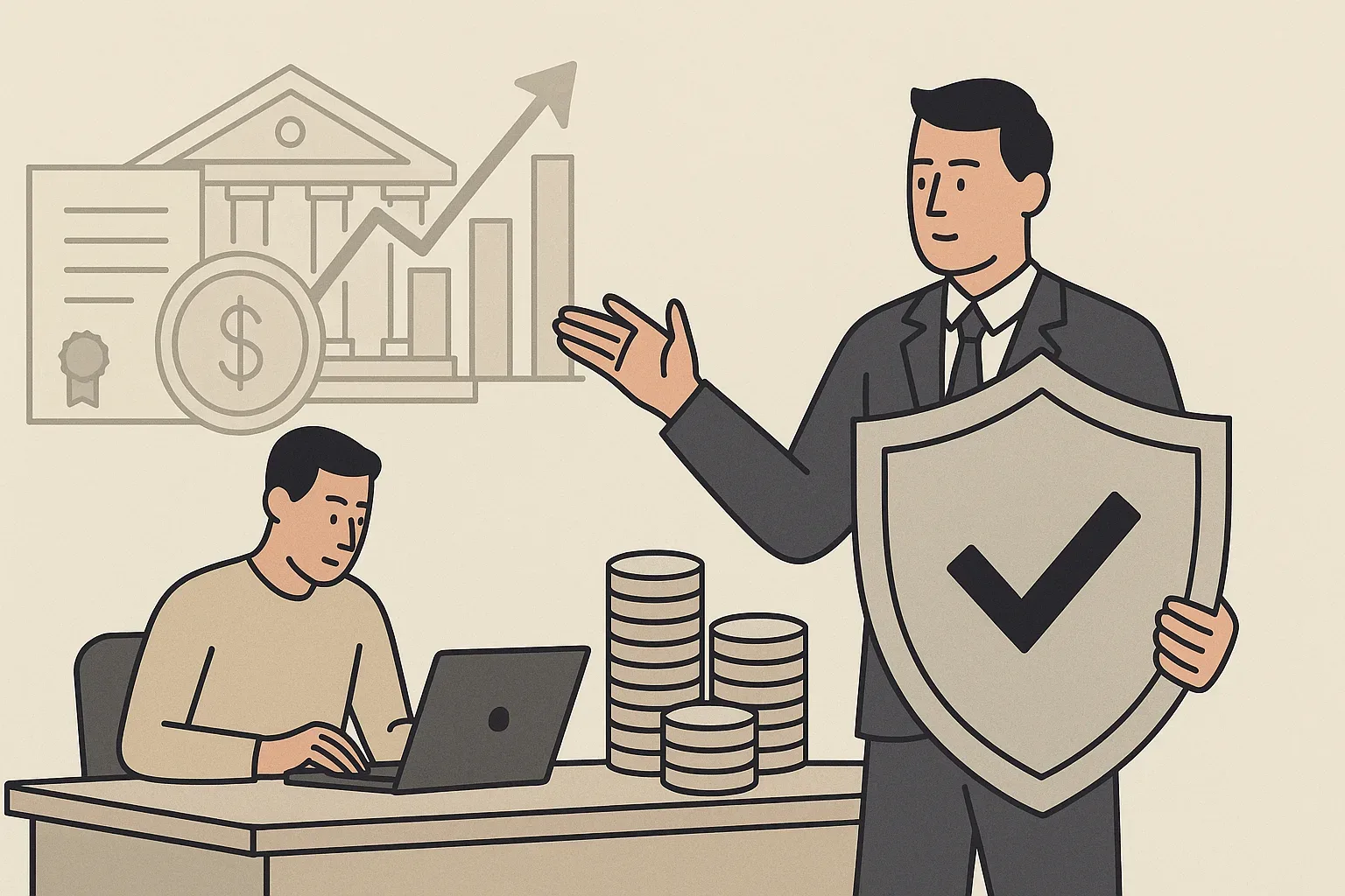 Illustration published with the archived record: How Financial Regulators Protect Traders
